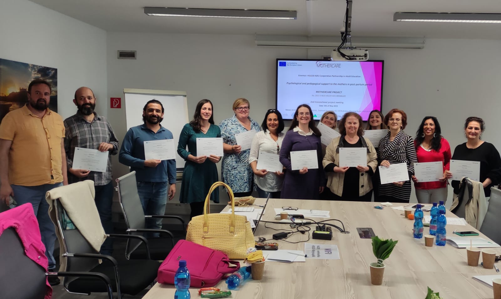 "Psychological and Pedagogic Support to the Mothers in Post-Partum Period" adlı - MOTHERCARE projesi kapsamında toplantı gerçekleştirilmiştir.