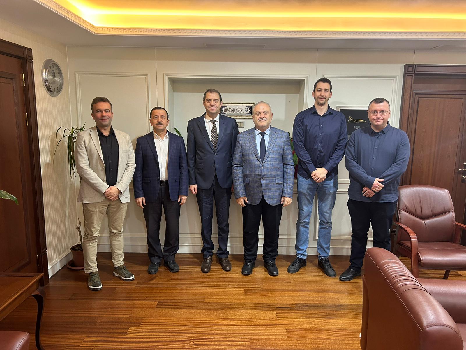 Dekanımız ve Ekibi Enerji ve Tabi Kaynaklar Bakanlığı'na Ziyarette Bulundu