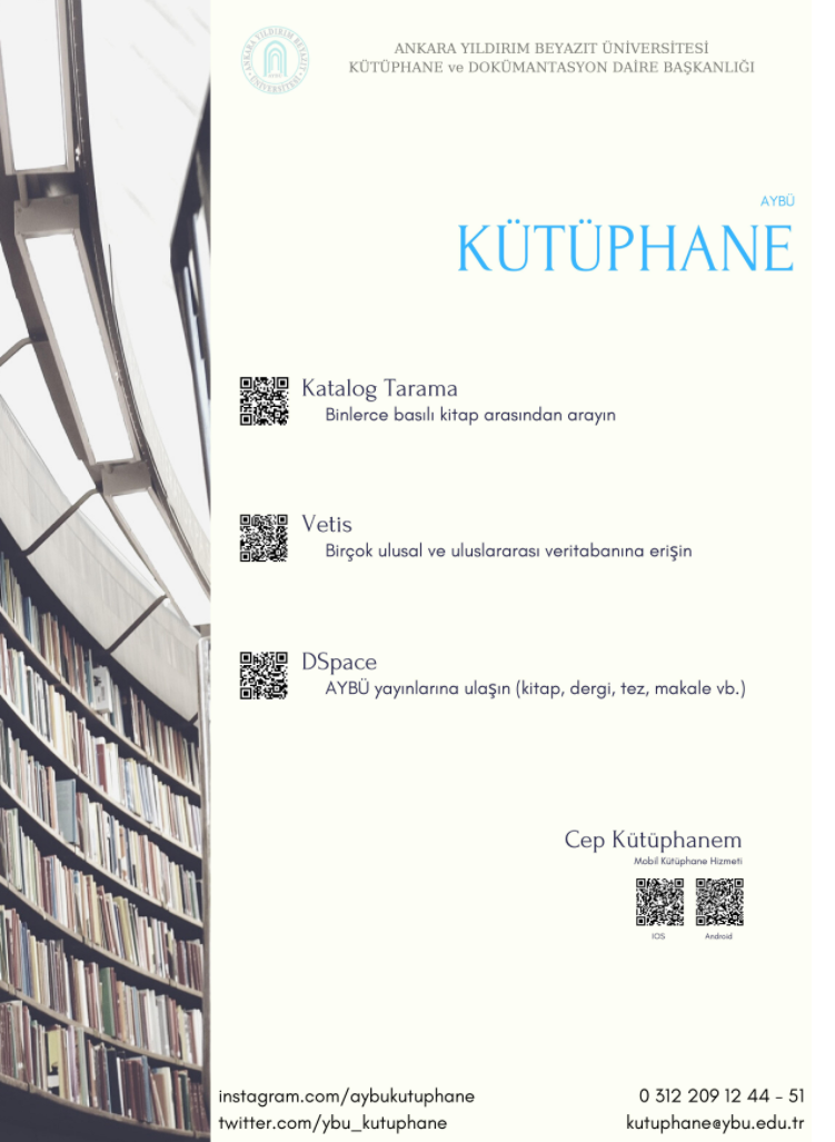 AYBÜ Kütüphanesi parmaklarınızın ucunda!