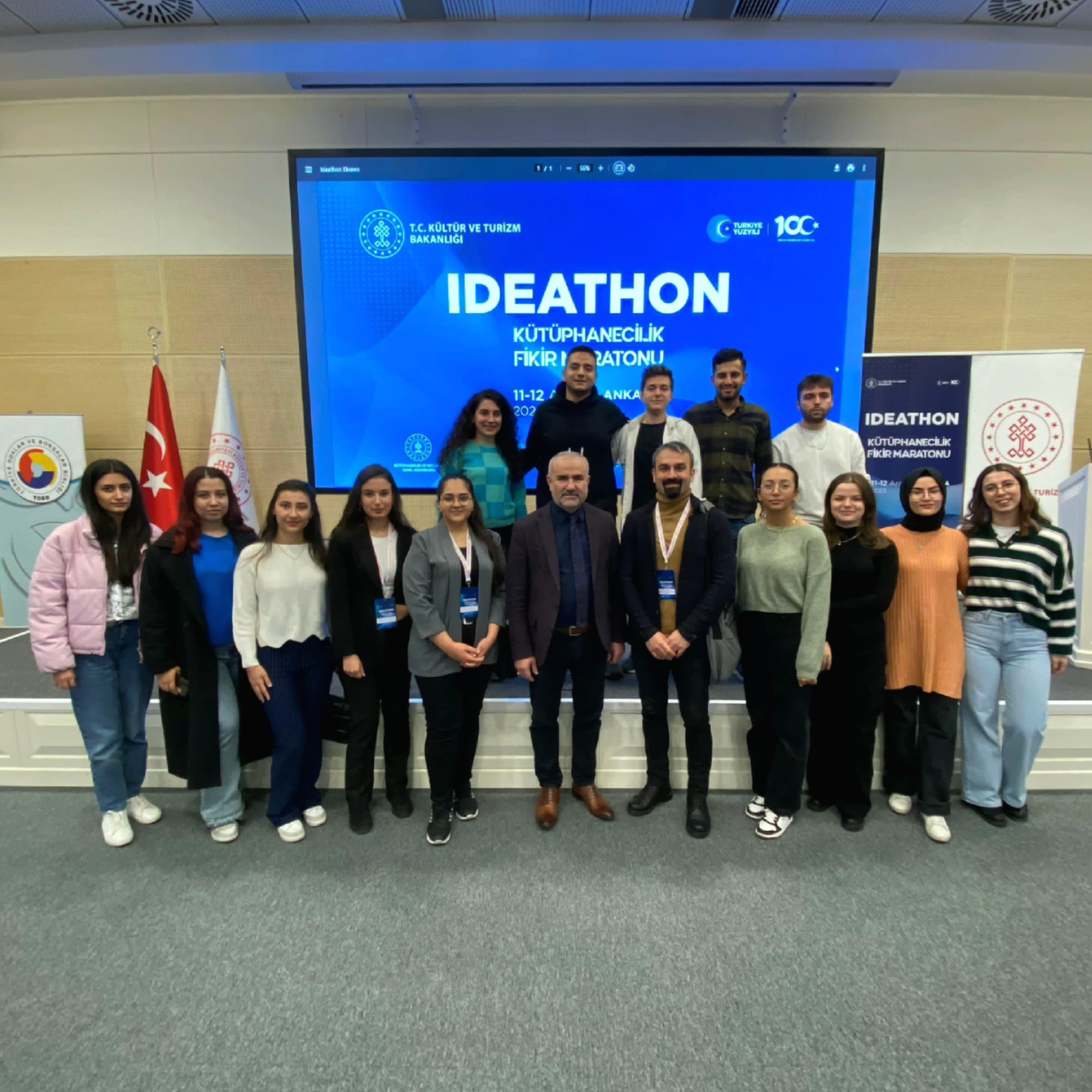 Kütüphanecilik Fikir Maratonu (Ideathon)'na katılım