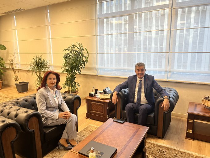 Our Dean Prof. Dr. Neslihan KARATAŞ DURMUŞ visited Mr Abdullah Erdem CANTIMUR, Deputy Minister of Treasury and Finance.