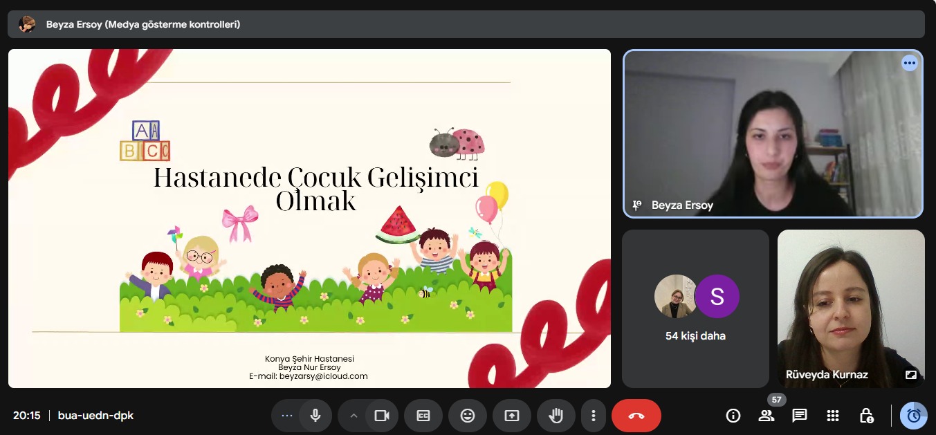 Kariyer Buluşmaları Kapsamında "Hastanede Çocuk Gelişimci Olmak" Konulu Söyleşi Gerçekleştirilmiştir. 