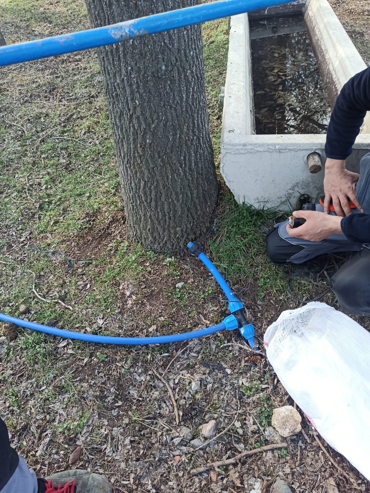 HİPPOTERAPİ MERKEZİMİZDE SU HATLARI YENİLENDİ