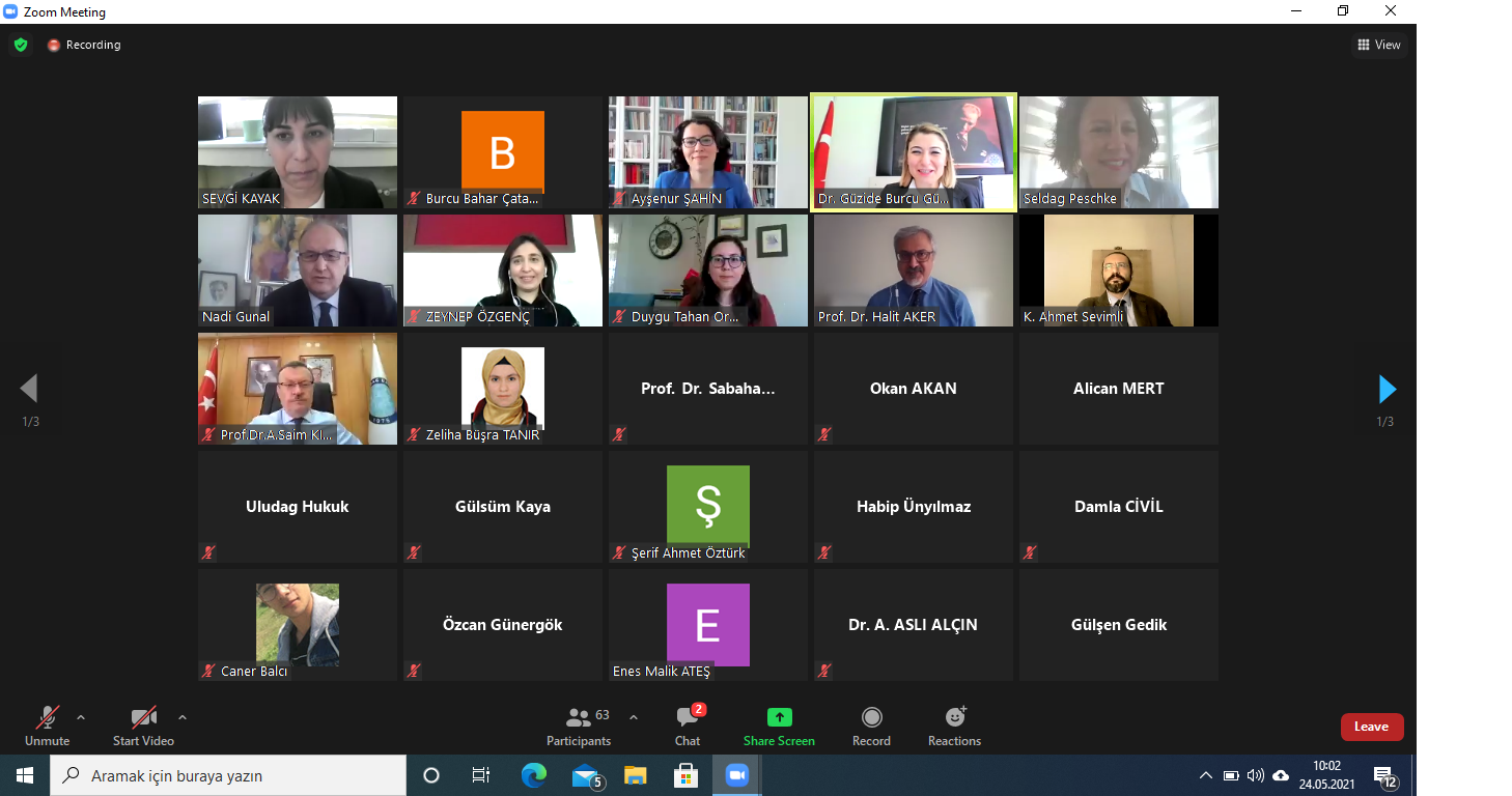 Fakültemiz Karşılaştırmalı Hukuk Ana Bilim Dalı Başkanı Prof. Dr. Seldağ GÜNEŞ PESCHKE, Bursa Uludağ Üniversitesi Hukuk Günleri’nde tebliğ sunmuştur.