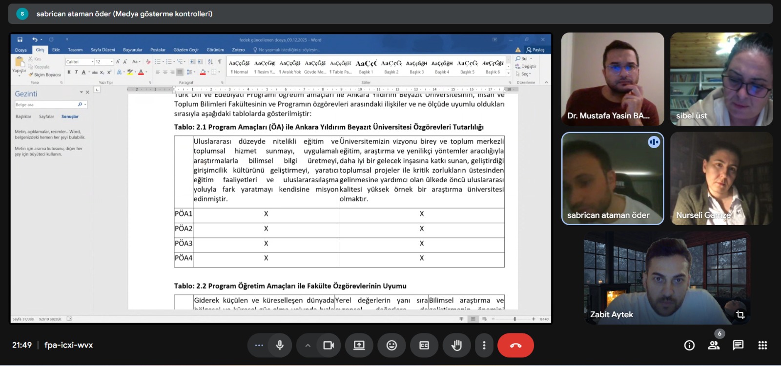 Our Accreditation Commission Held an Evaluation Meeting