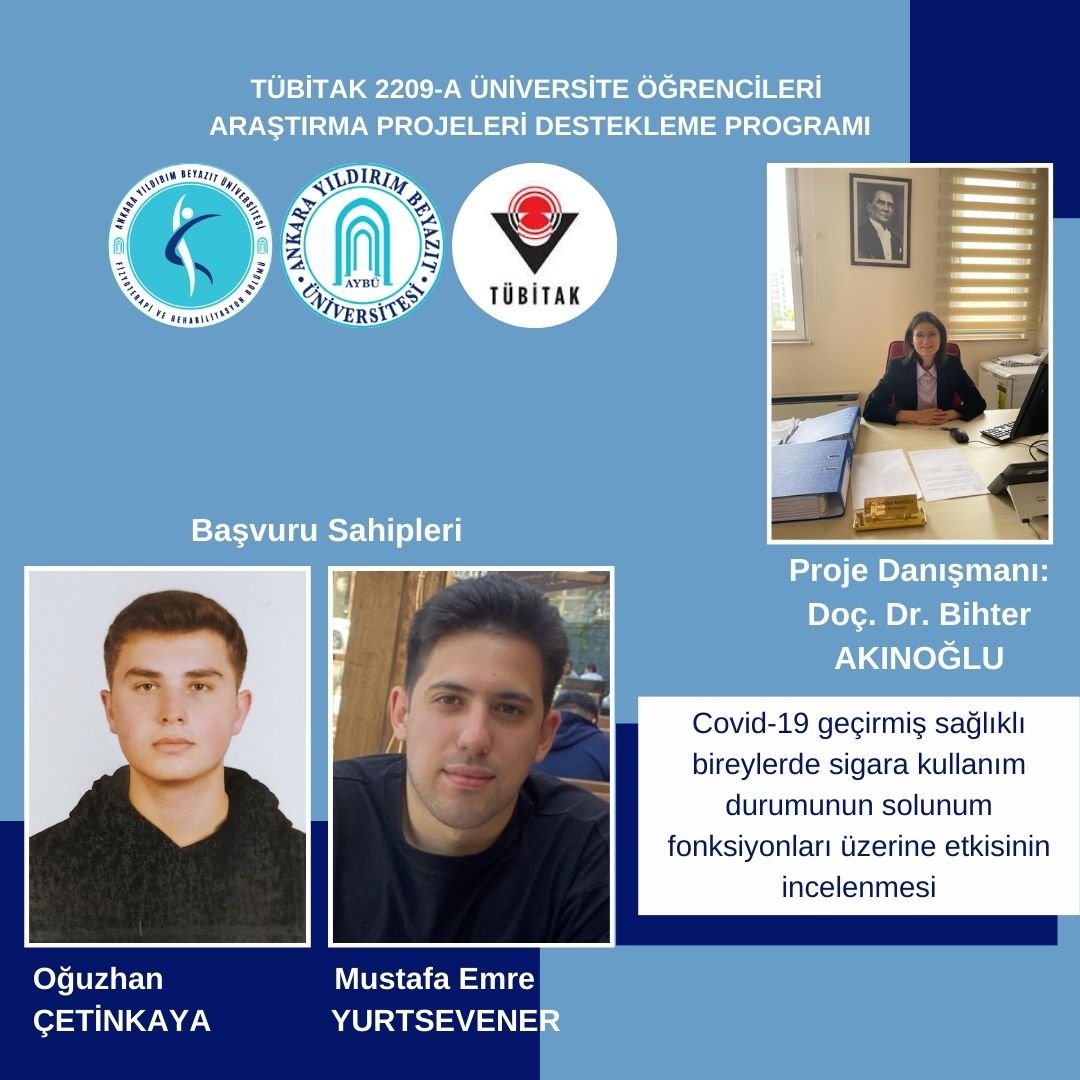 TÜBİTAK 2209-A Üniversite Öğrencileri Araştırma Projeleri Destekleme Programı Kapsamında Kabul Edilen Projeler!