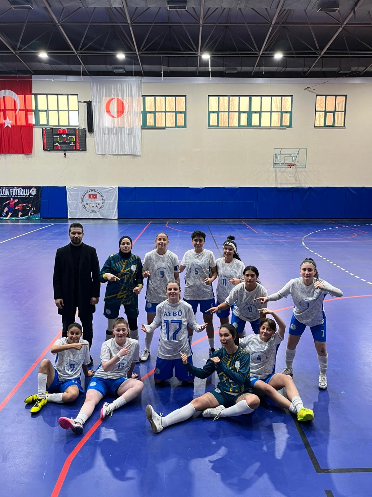 TÜSF Kadınlar Futsal Grup Eleme Grubu Maçı: AYBÜ 17-1 BİLKENT
