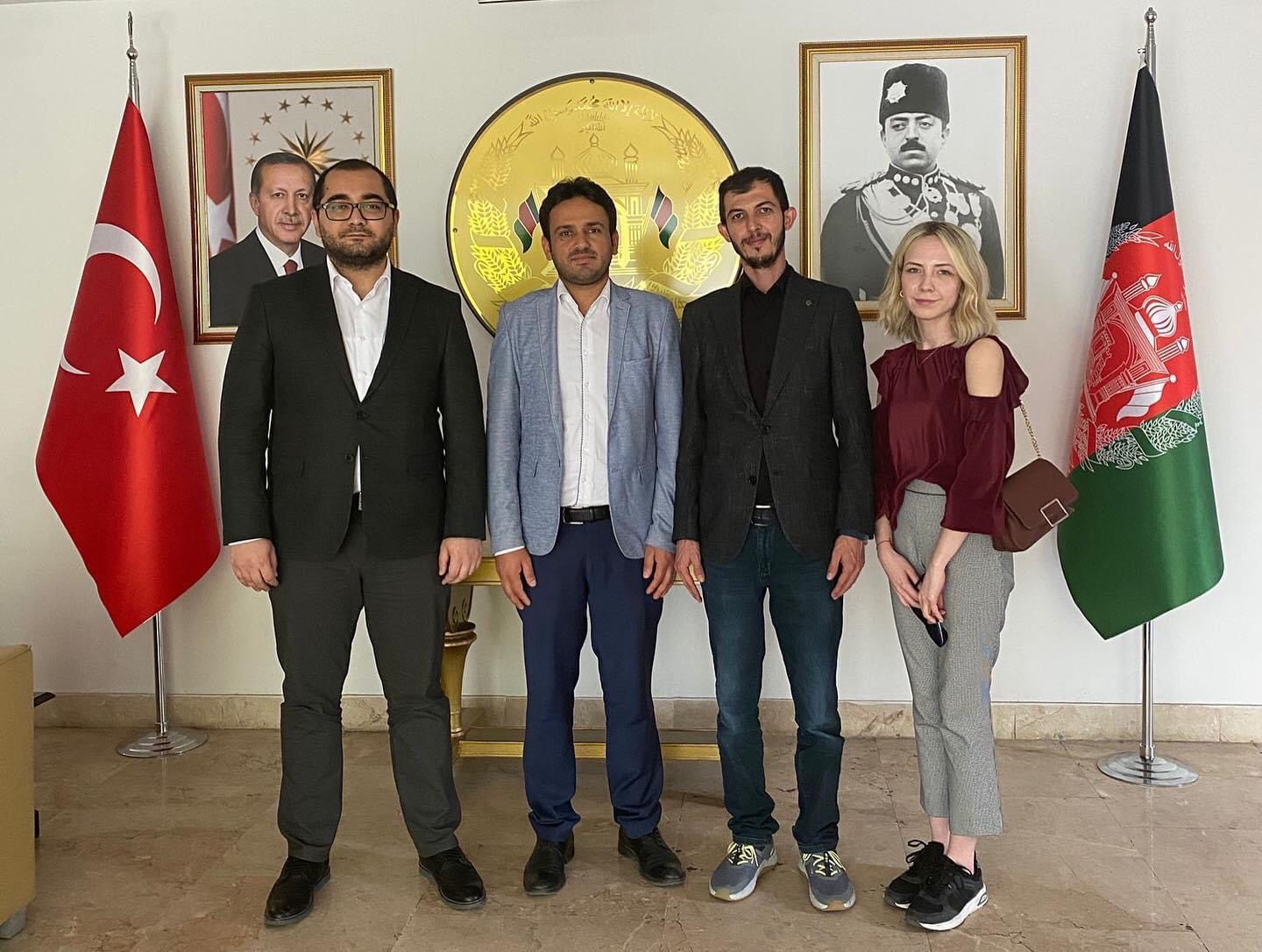 AYBÜ DİLMER Öğretim Görevlilerinin Afganistan İslam Cumhuriyeti Ankara Büyükelçiliği Ziyareti