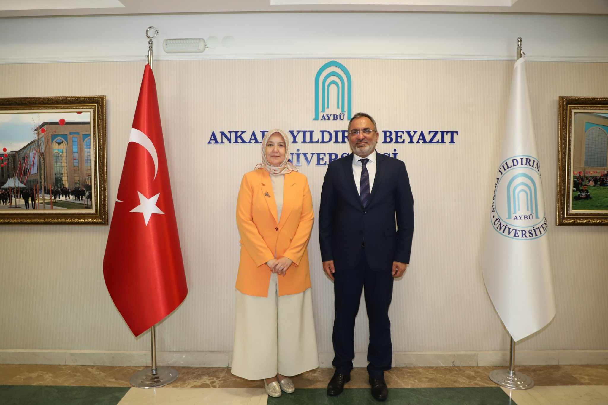 Aile ve Sosyal Hizmetler Bakan Yardımcısı Leman YENİGÜN'den Rektörümüze Ziyaret 