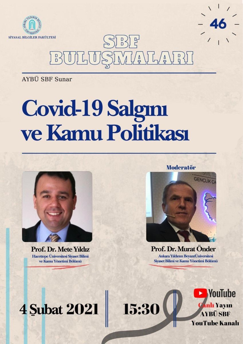 SBF Meetings 46 COVID-19 Epidemic and Public Policy Program Has Been Held.