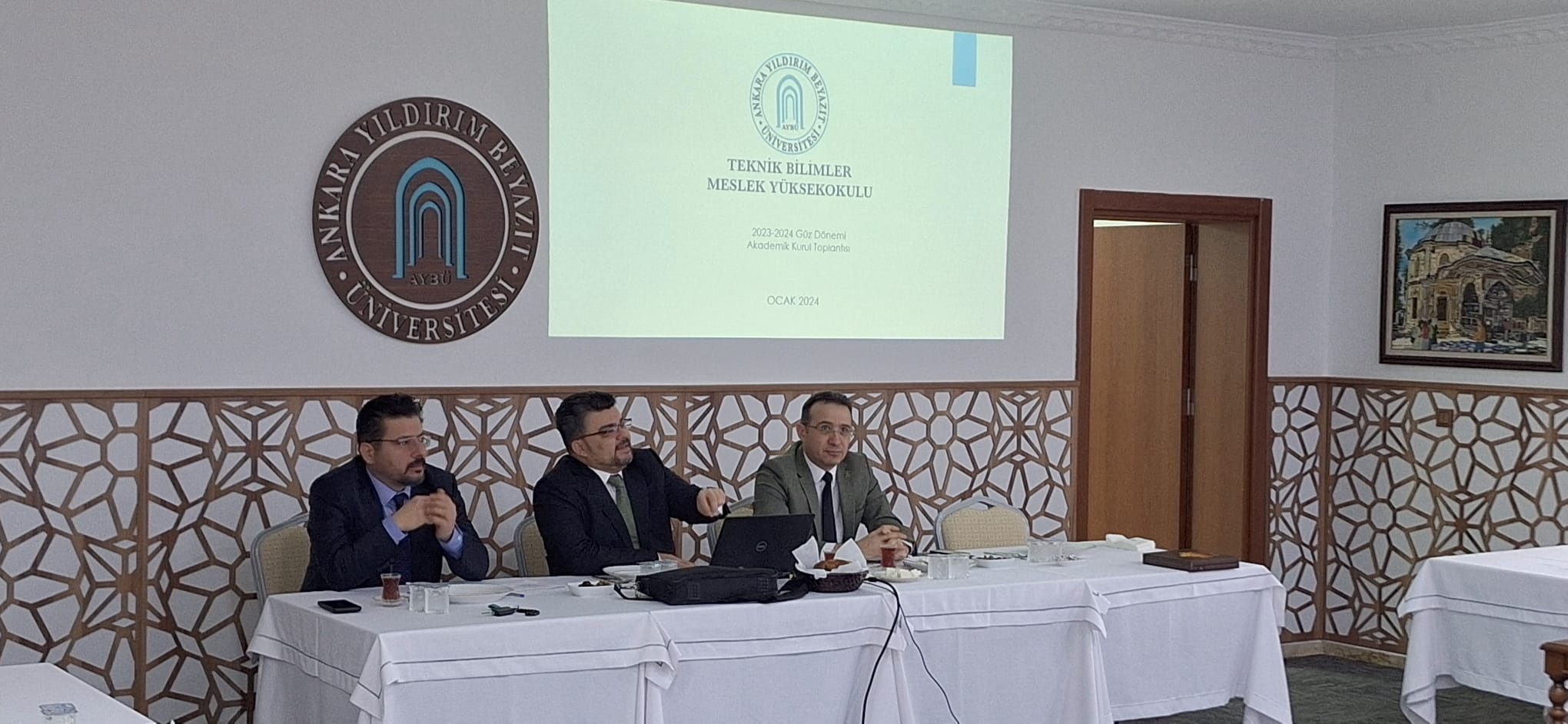 Teknik Bilimler Meslek Yüksekokulu Güz Dönemi Akademik Kurulu Toplantısı Yapıldı.