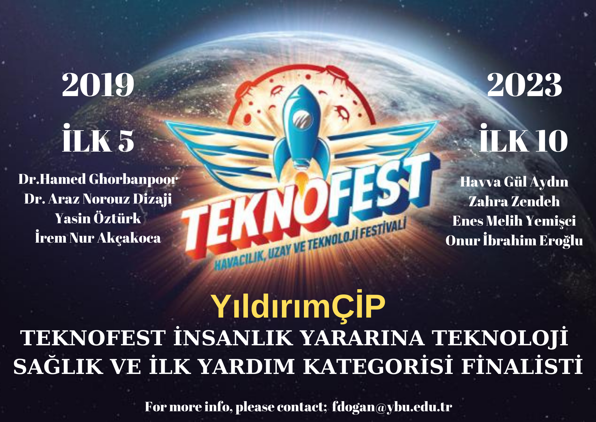 TEKNOFEST 2023 İnsanlık Yararına Teknolojiler Yarışması Başarımız