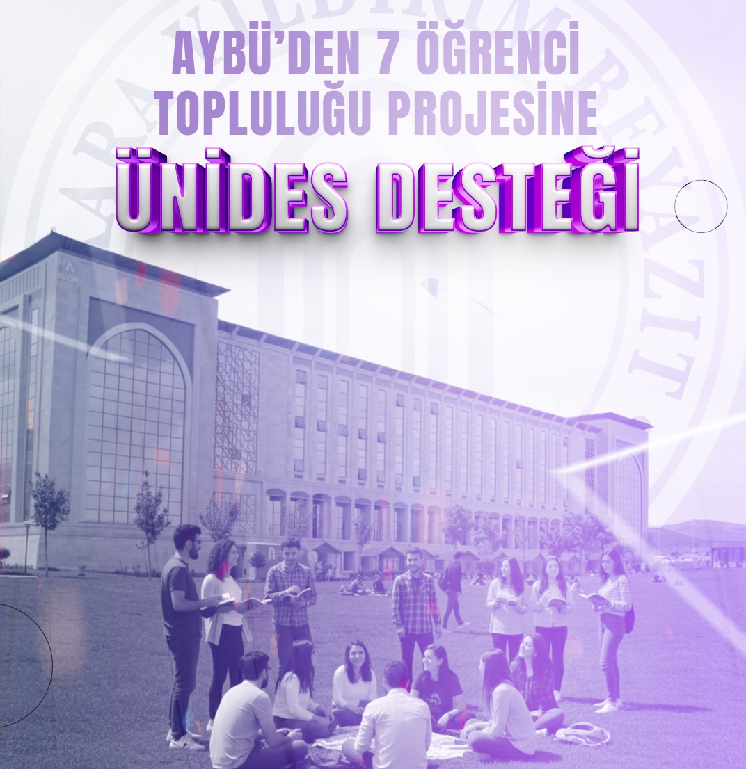AYBÜ Öğrenci Topluluğu Projelerine ÜNİDES Desteği