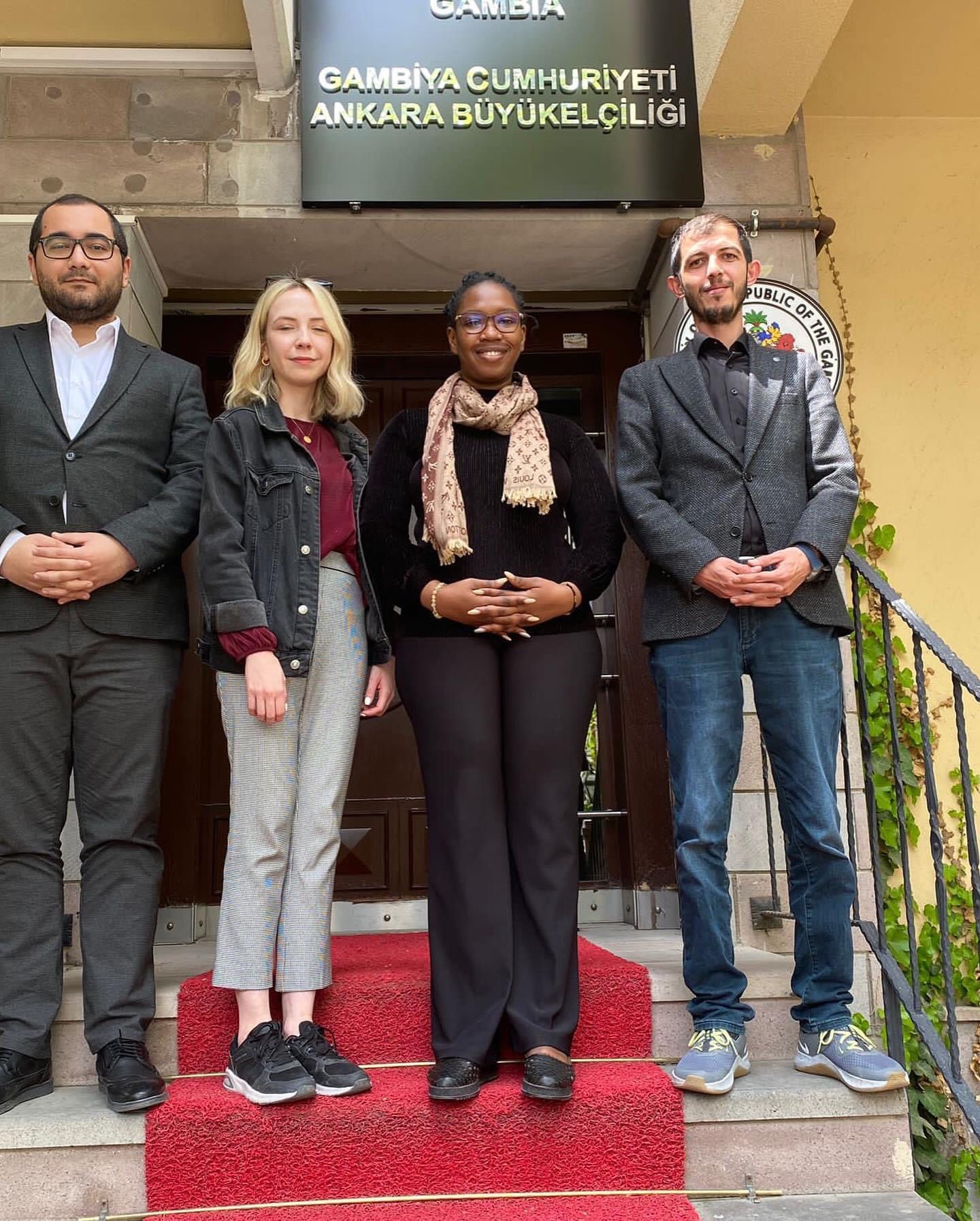 AYBÜ DİLMER Öğretim Görevlilerinin Gambiya Cumhuriyeti Ankara Büyükelçiliği Ziyareti