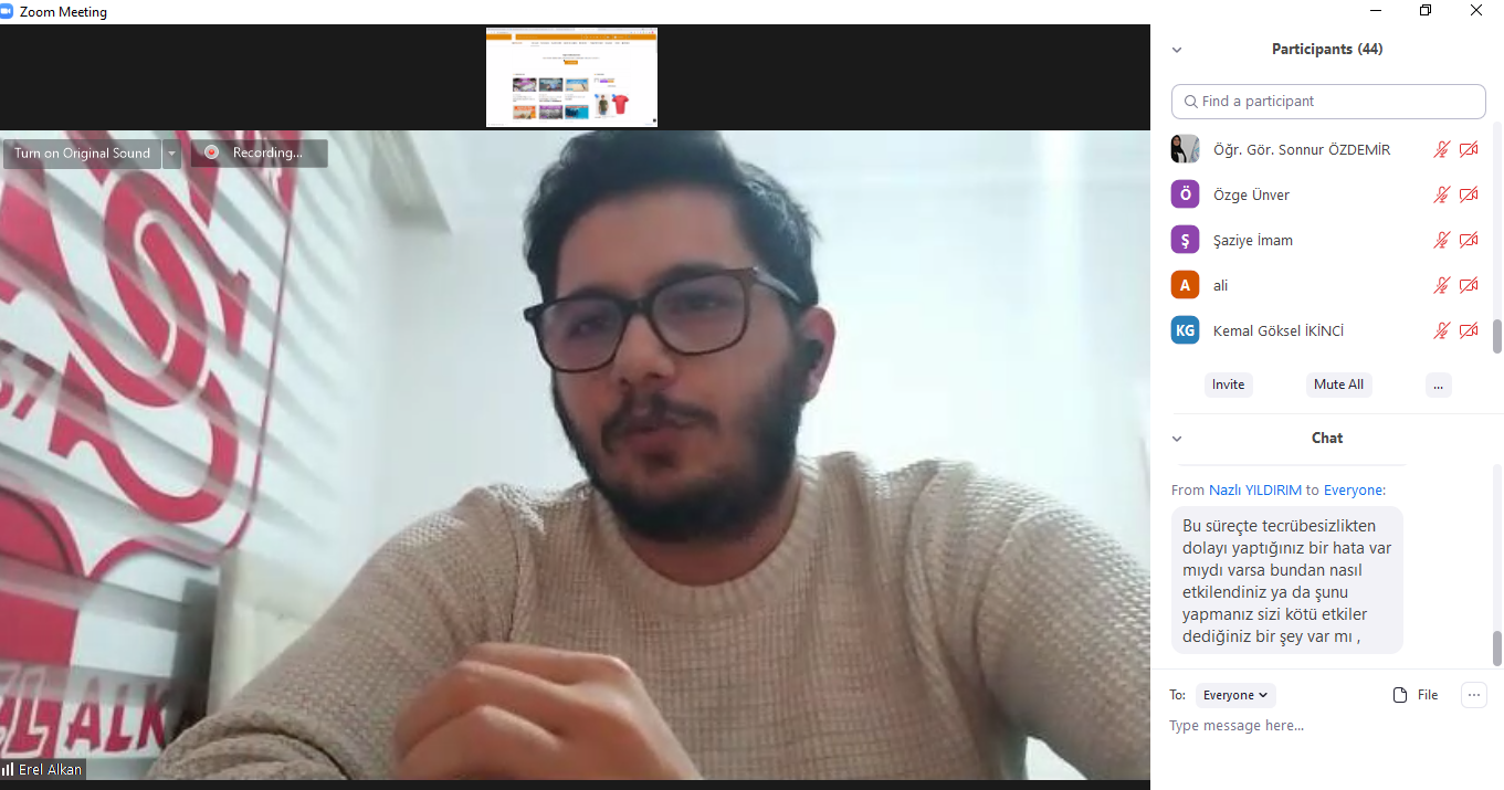 Dijital Deneyim Paylaşımı Söyleşisi Düzenlendi