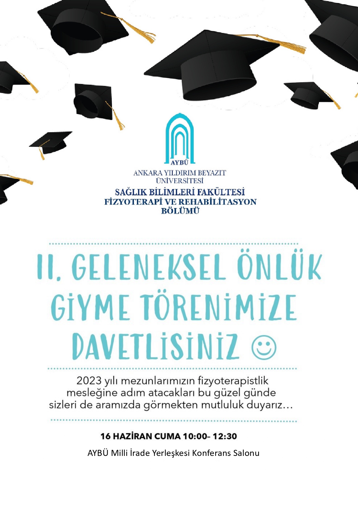 Önlük Giyme Törenimize Davetlisiniz!