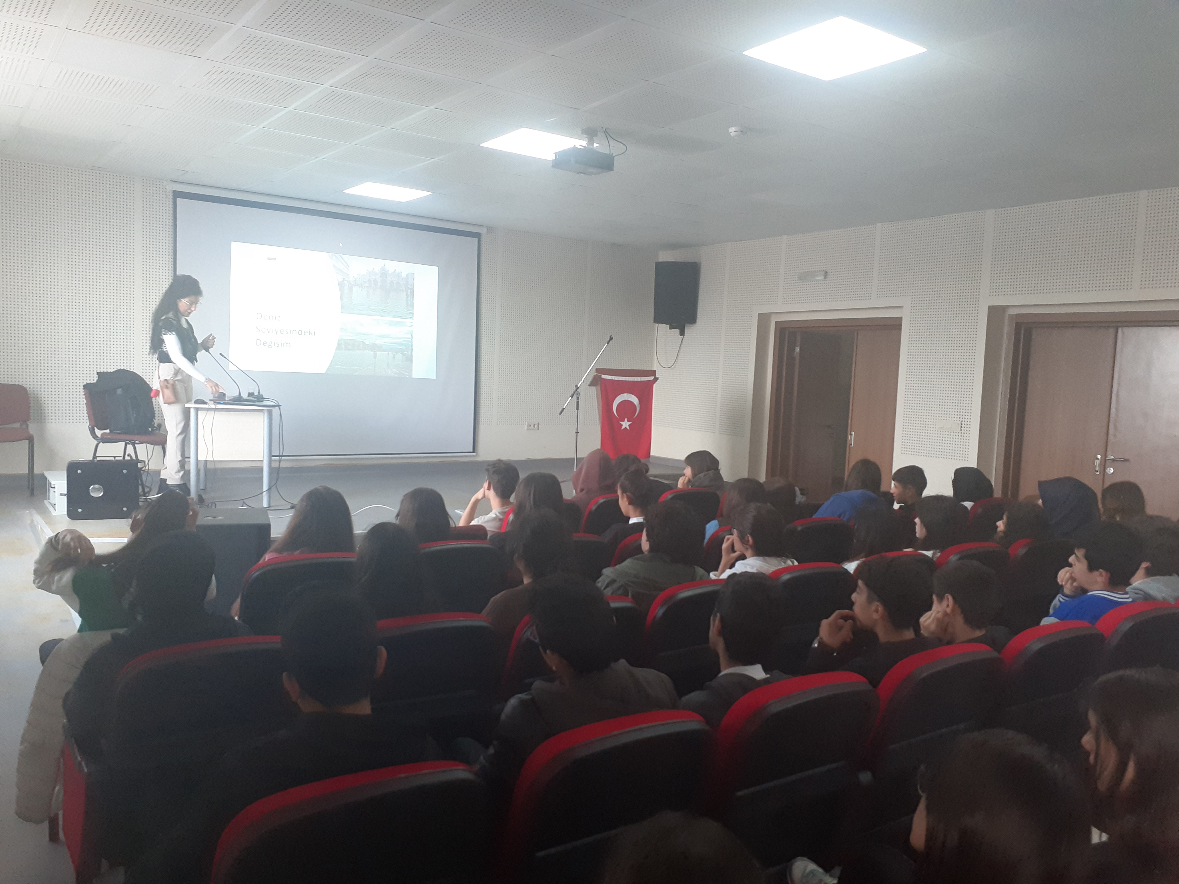 Our visiting professor, Dr. Yelda Altınsoy's Climate Change Conference