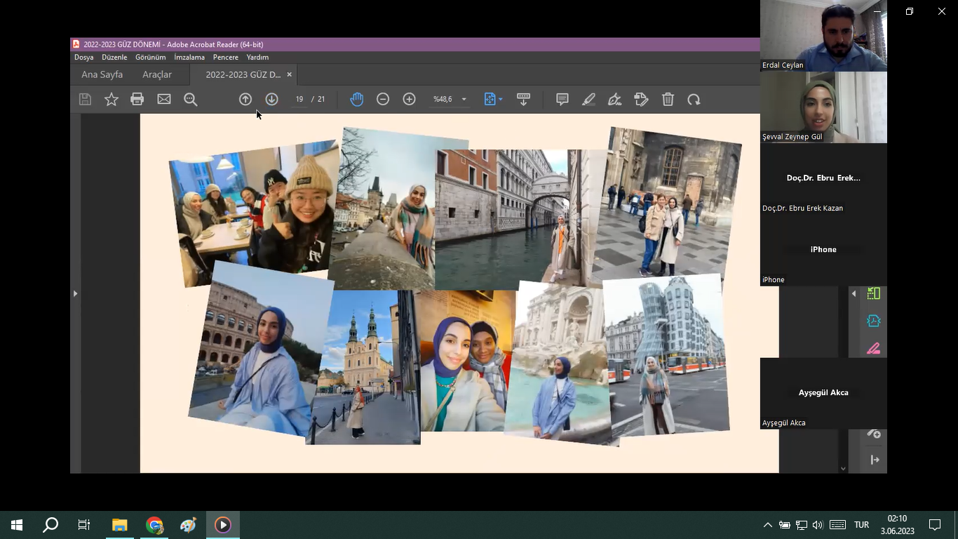 BÖLÜMÜMÜZDE 2. ERASMUS DENEYİM PAYLAŞIMI PANELİ GERÇEKLEŞTİRİLMİŞTİR.