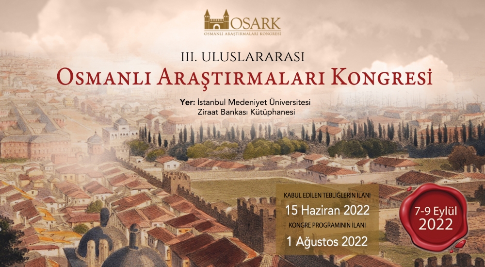 Bölümümüzden  III. Uluslararası Osmanlı Araştırmaları Kongresi’ne Katılımı