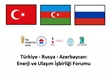 Üniversitemiz İşbirliğinde Türkiye-Rusya Azerbaycan: Enerji ve Ulaştırma İşbirliği Forumu Gerçekleştirilecek