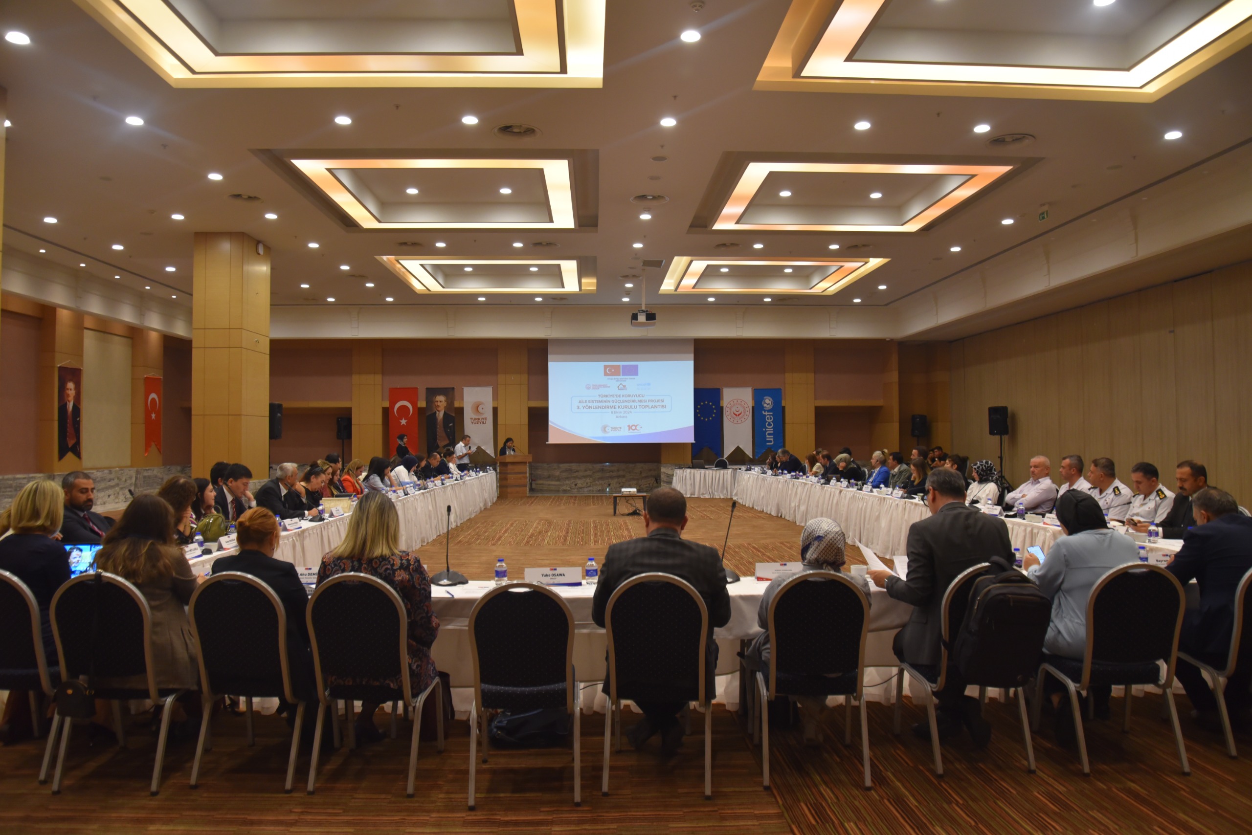  Türkiye'de Koruyucu Aile Sisteminin Güçlendirilmesi Projesi 3. Yönlendirme Kurulu Toplantısı