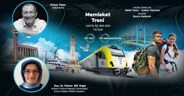 Bölüm Başkanımız Doç. Dr. Fatma Elif Ergin Memleket Treni adlı programa katılmıştır.