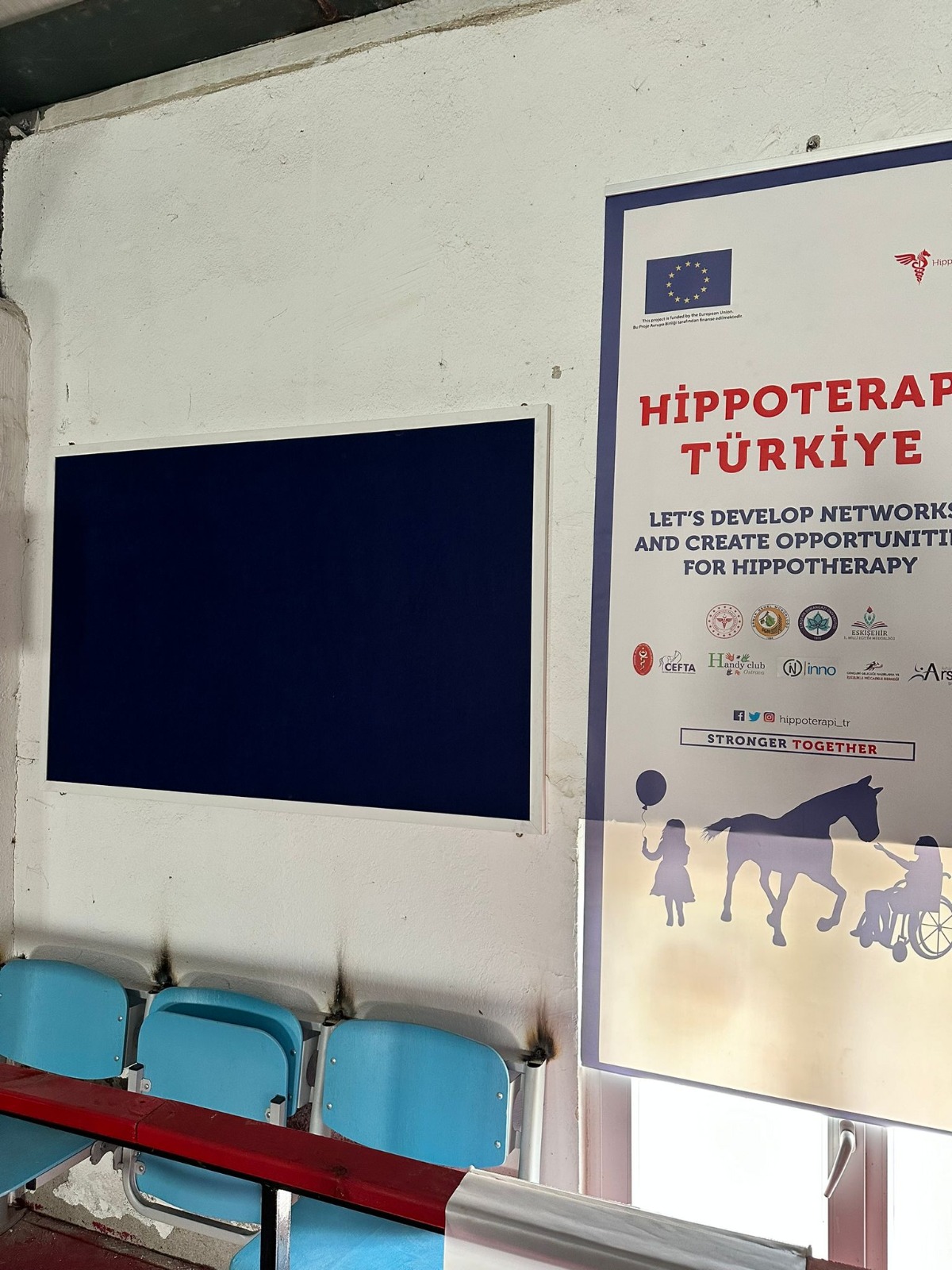 Hippoterapi Merkezimize Duyuru ve Etkinlik Panoları Takıldı