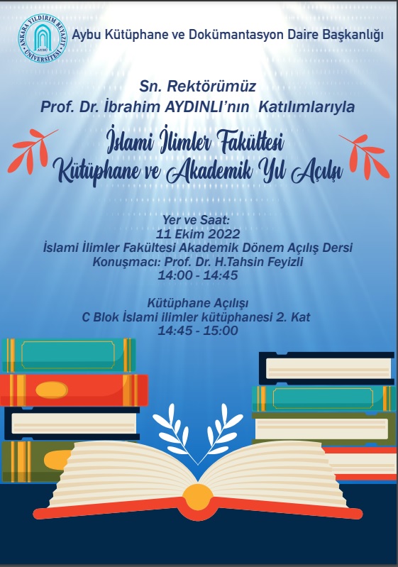 İslami İlimler Fakültesi Kütüphane ve Akademik Yıl Açılışı
