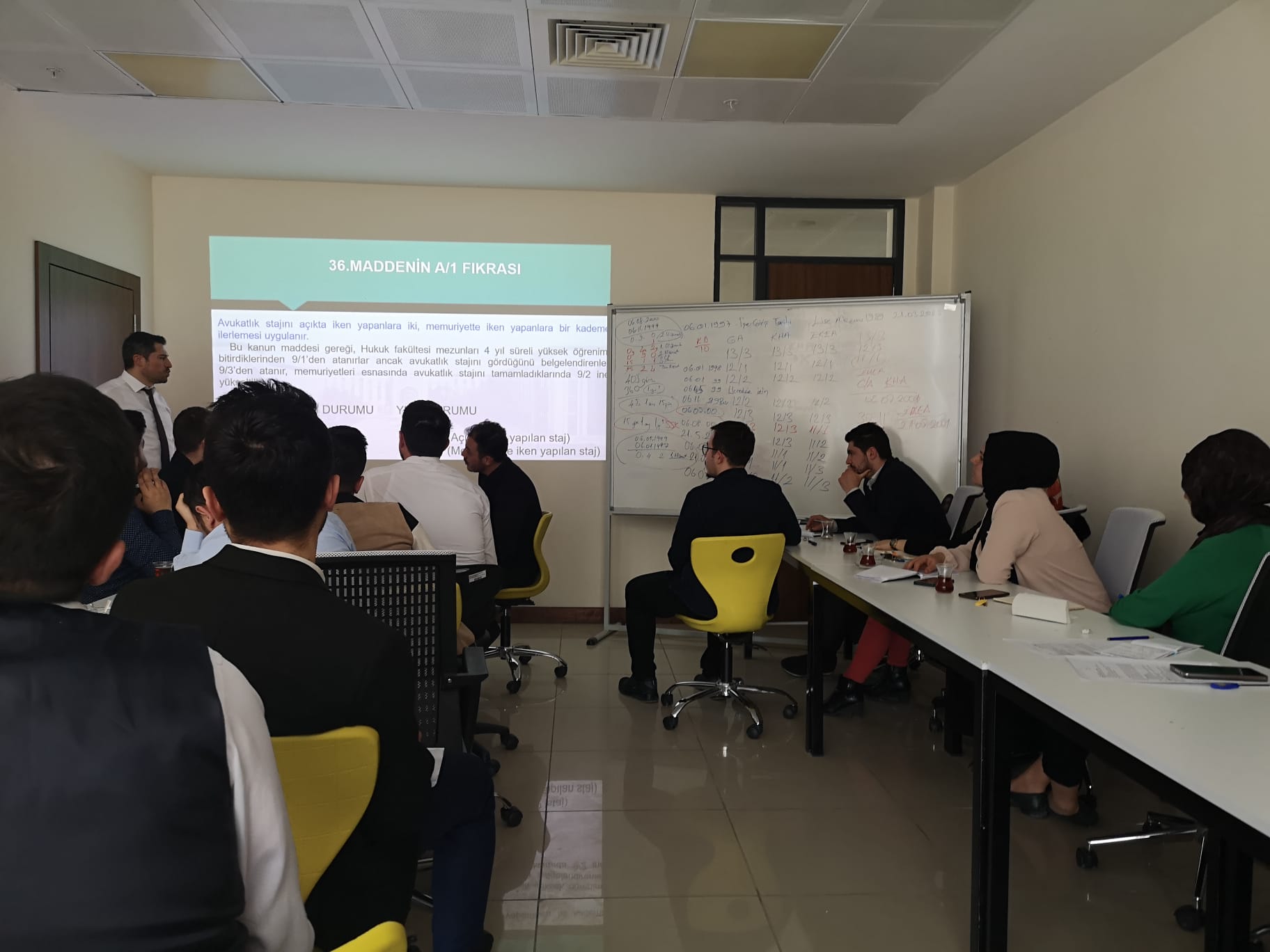 Başkanlığımız Personeline Terfi ve İntibak Eğitimi Verildi