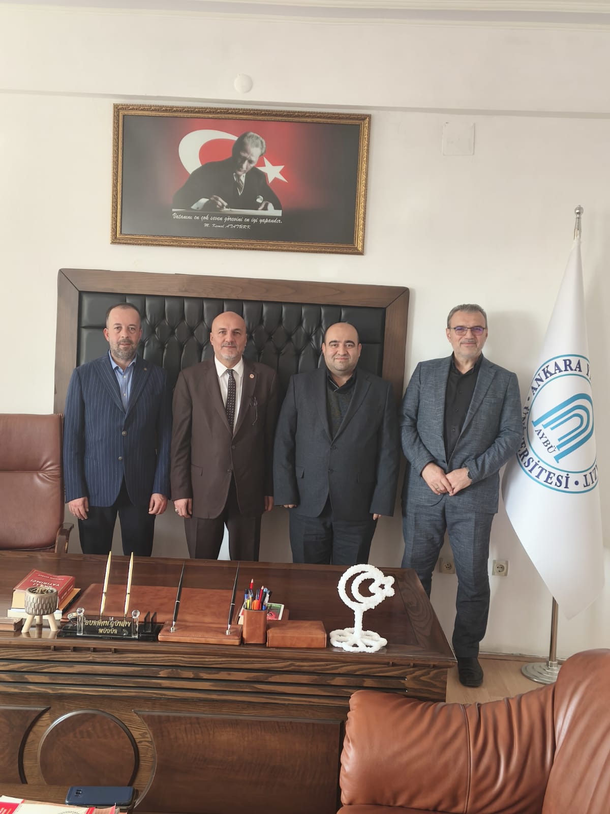 Yerel Yönetimler Derneği ve Konfederasyonu Yönetimi Meslek Yüksekokulumuzu Ziyaret Etti.