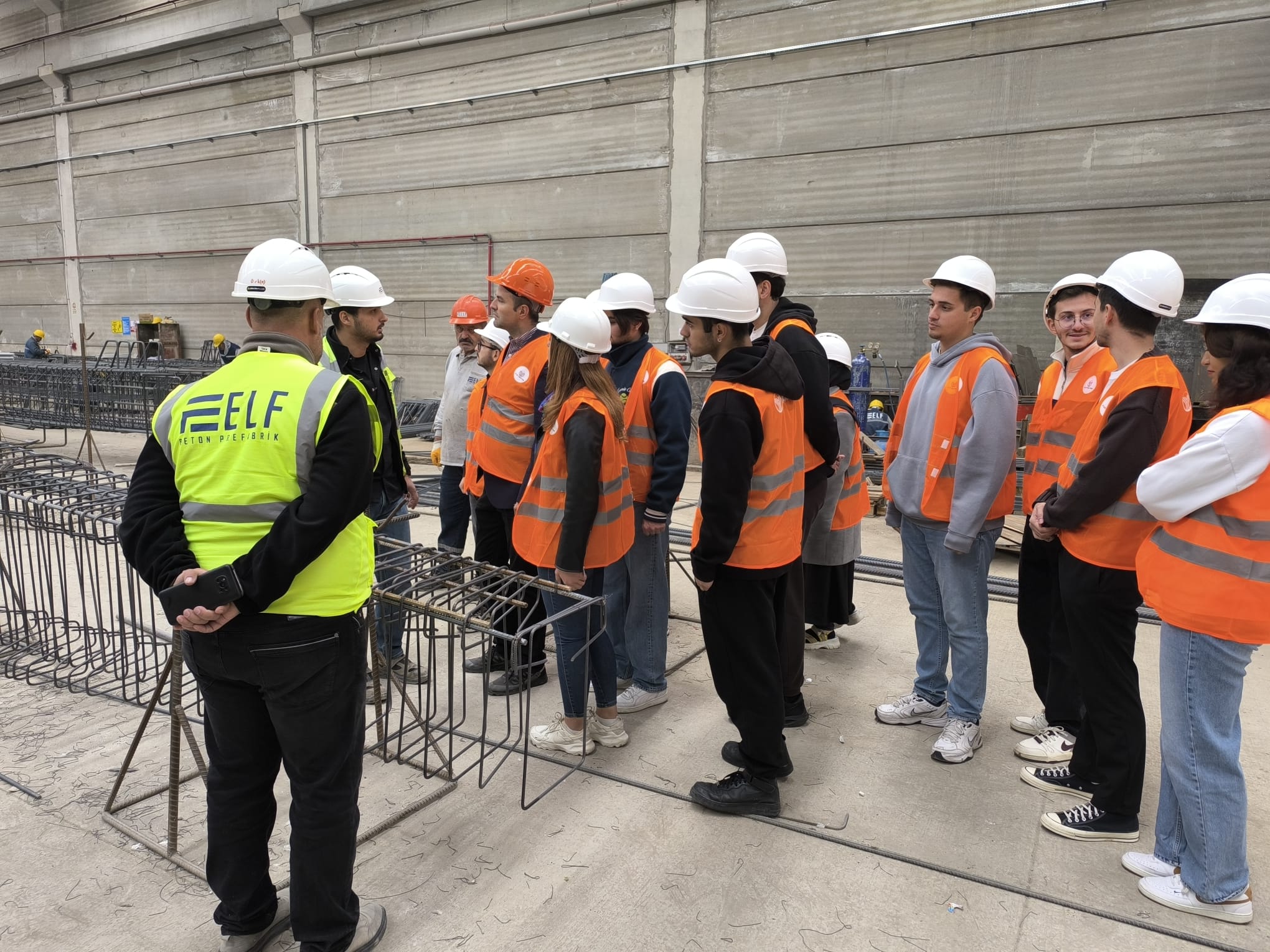 ELF Beton Prefabriğe Teknik Gezi Düzenlendi