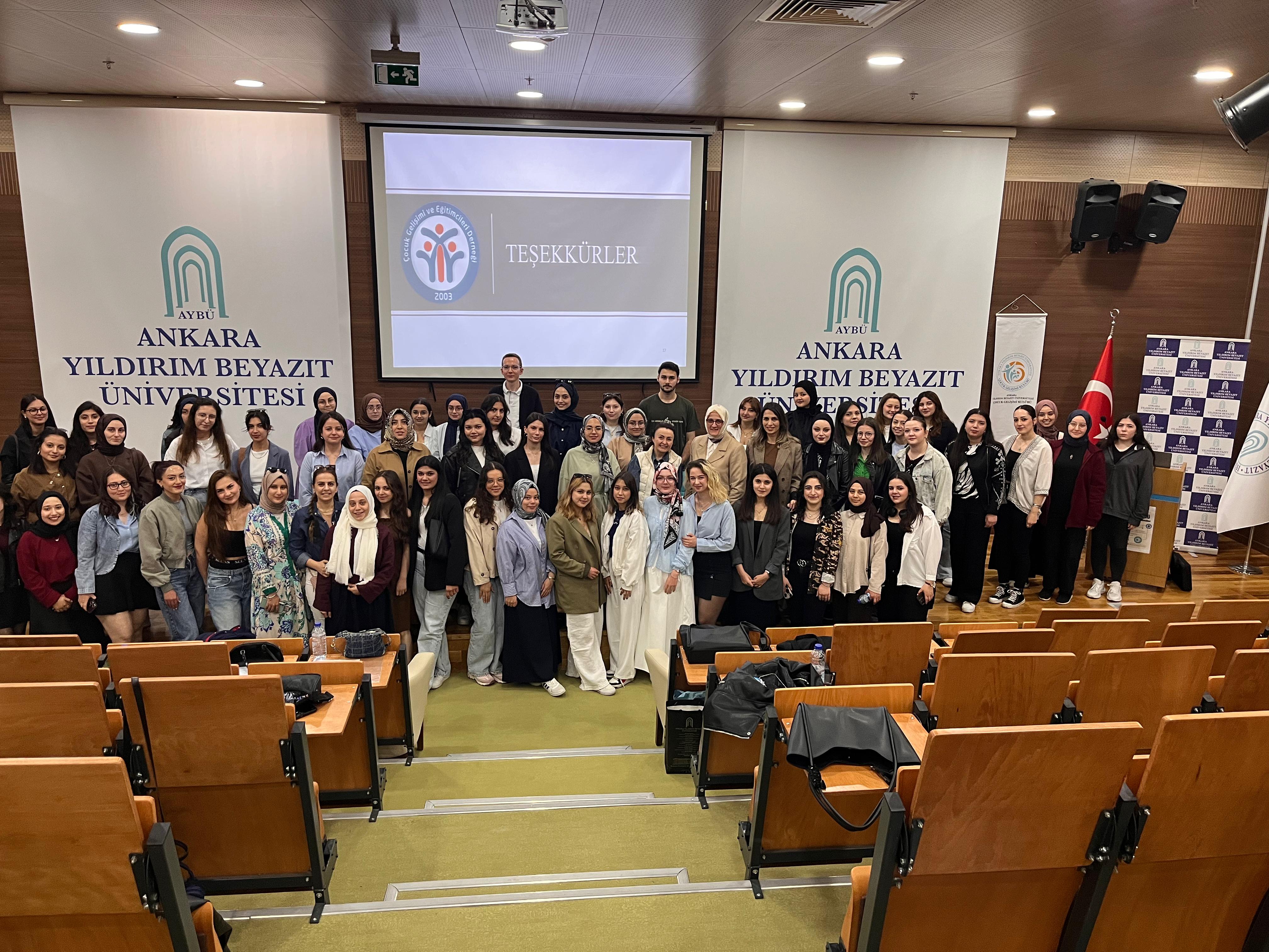 "Çocuk Gelişimi ve Eğitimciler Derneği" tanıtım konferansı gerçekleştirildi.