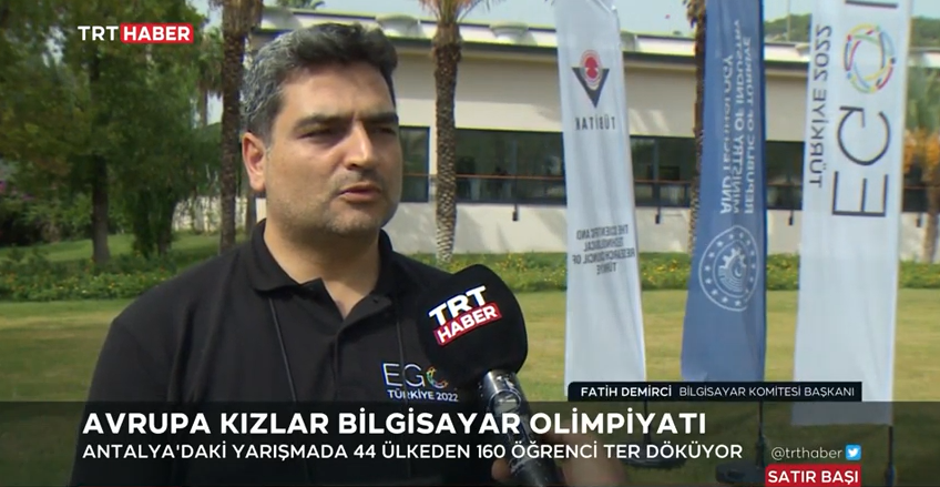 The European Girls’ Olympiad in Informatics-EGO is held under the Committee Leadership of AYBU Faculty Member Prof. Dr. Fatih DEMİRCİ