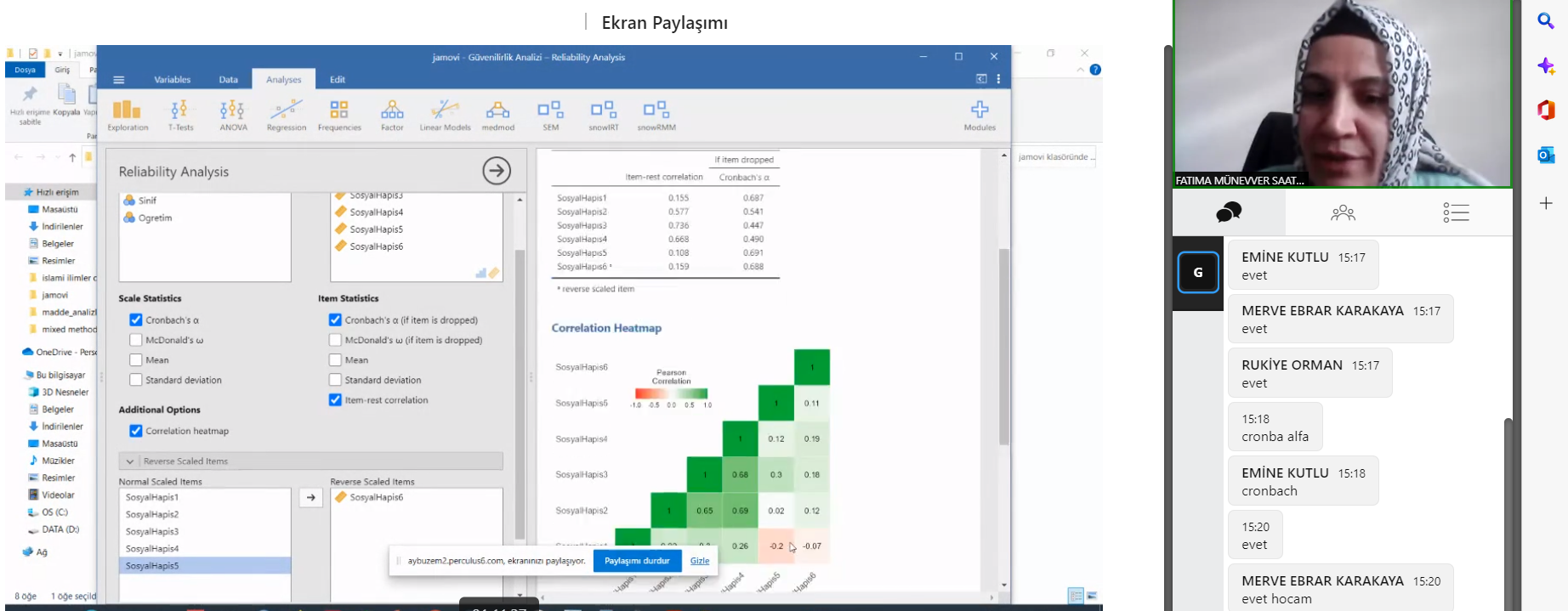 ÖĞMER Tarafından Düzenlenen Ölçme ve Değerlendirme Seminerler Dizisinin" Ölçme Araçlarının Psikometrik Özellikleri" Adlı Eğitimi Gerçekleştirildi