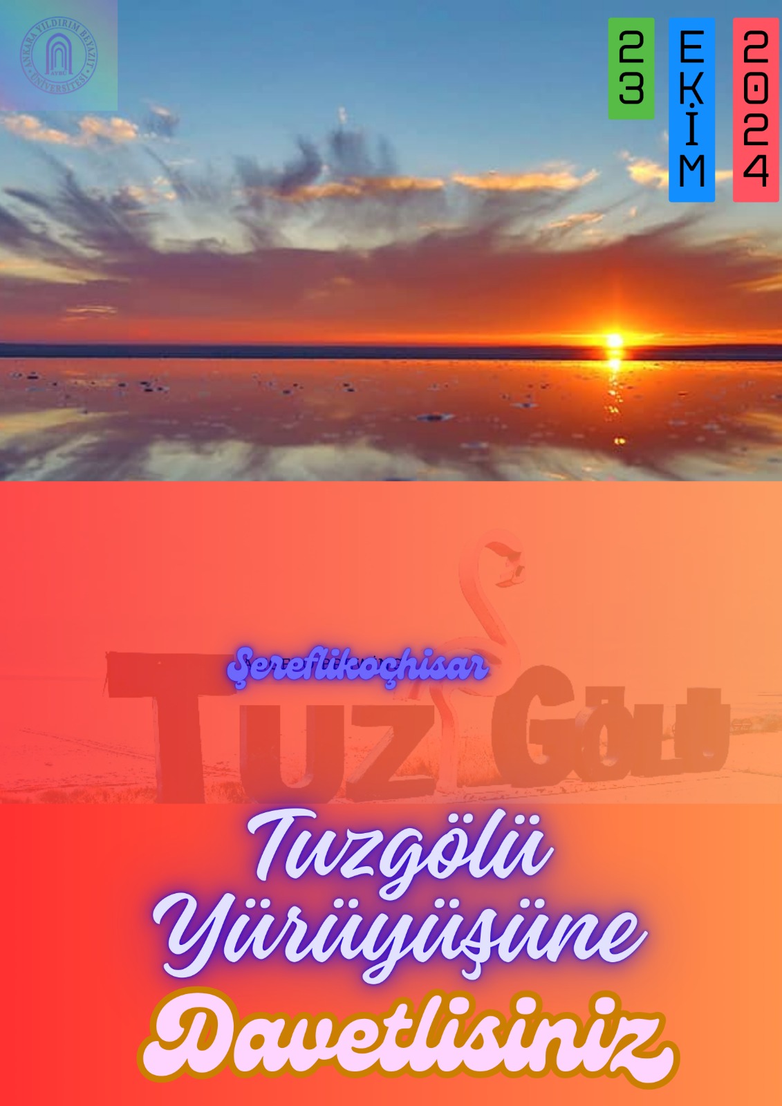 Tuzgölü Yürüyüşüne Davetlisiniz