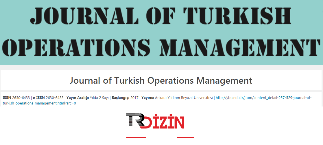 JTOM is in TR Dizin Index