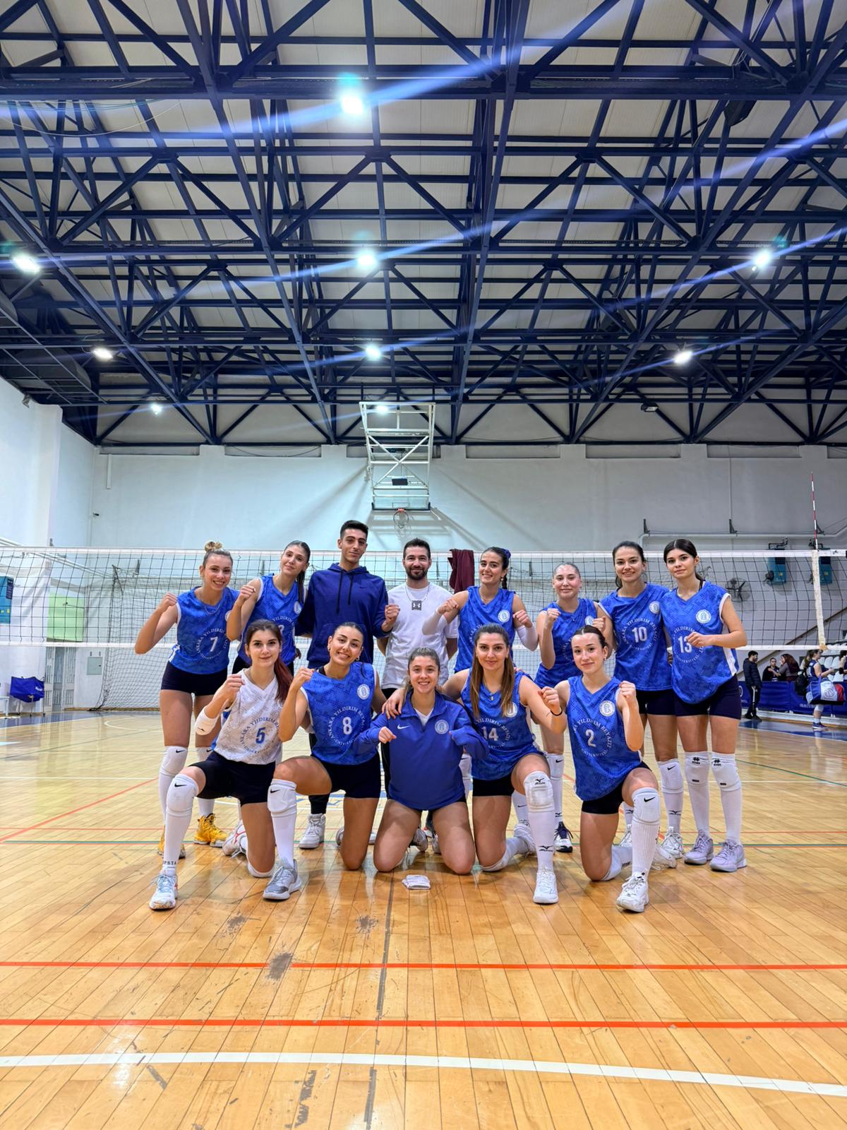 TÜSF Kadınlar Voleybol Eleme Grubu Maçı: AYBÜ 3-0 Yüksek İhtisas Üniversitesi