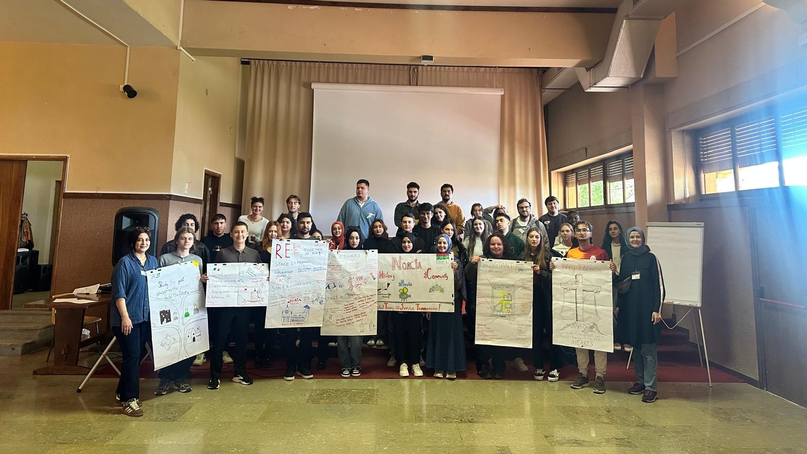 AYBU Architecture Team Shared Insights from the International Youth Cultural Heritage Camp in Italy 