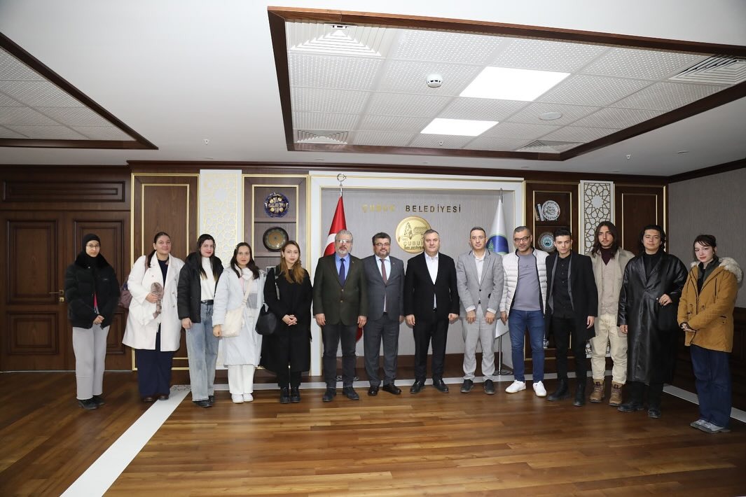 Teknik Bilimler Meslek Yüksekokulu Çok Boyutlu Modelleme ve Animasyon Bölümü olarak Çubuk Belediyesi'ni ziyareti