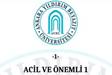  ACİL VE ÖNEMLİ 1 