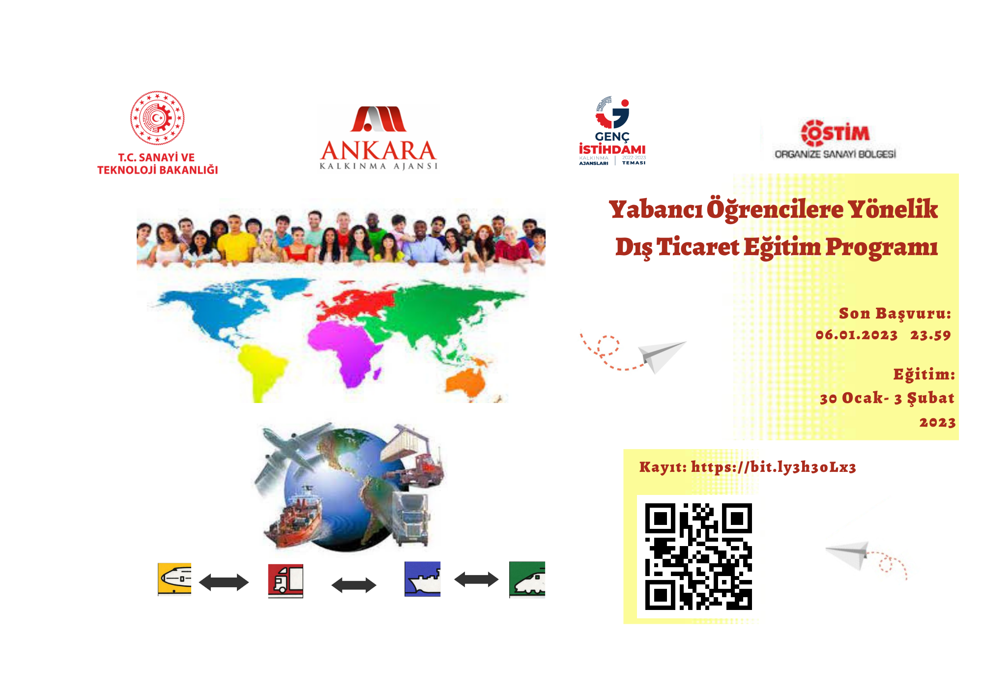 Yabancı Öğrencilere Yönelik Dış Ticaret Eğitim Programı Başvuruları Açıldı