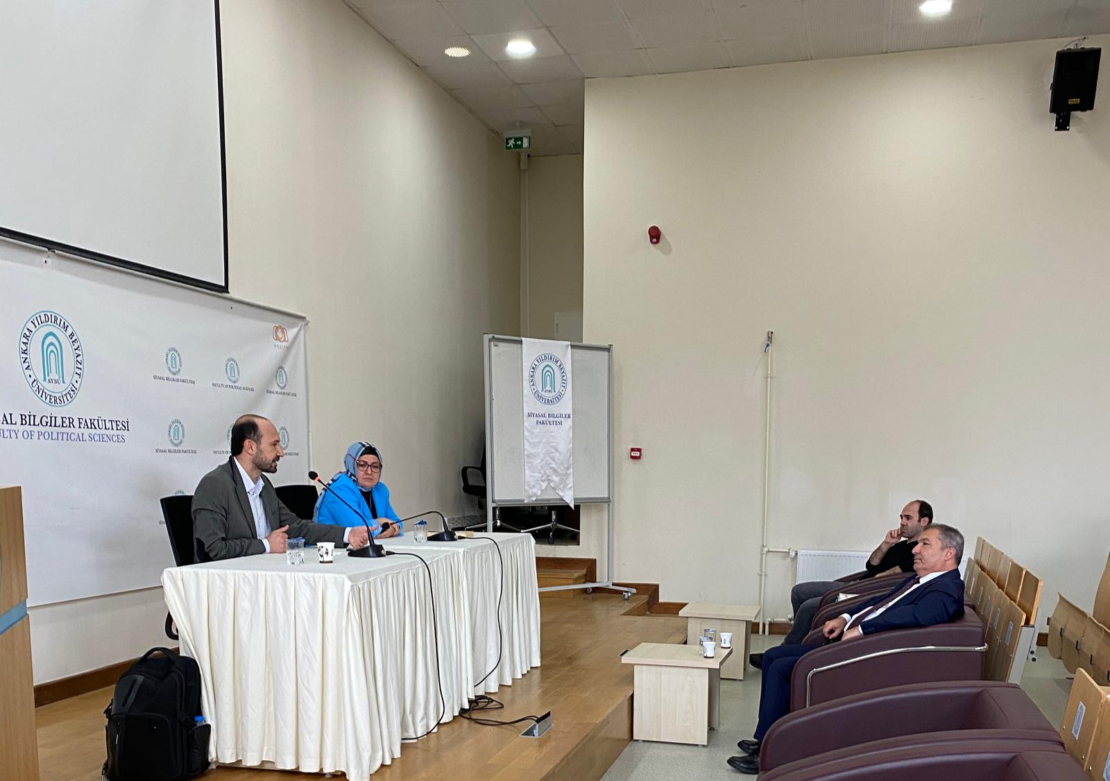 SBF Buluşmaları kapsamında “İsrail'in Gazze Saldırısı ve Filistin'deki Gelişmeler” adlı panelimiz gerçekleştirilmiştir.