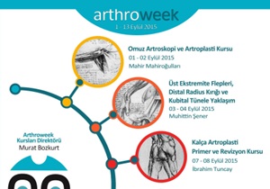 ARTHROWEEK' E ÜNİVERSİTEMİZ TIP FAKÜLTESİ EV SAHİPLİĞİ YAPIYOR 