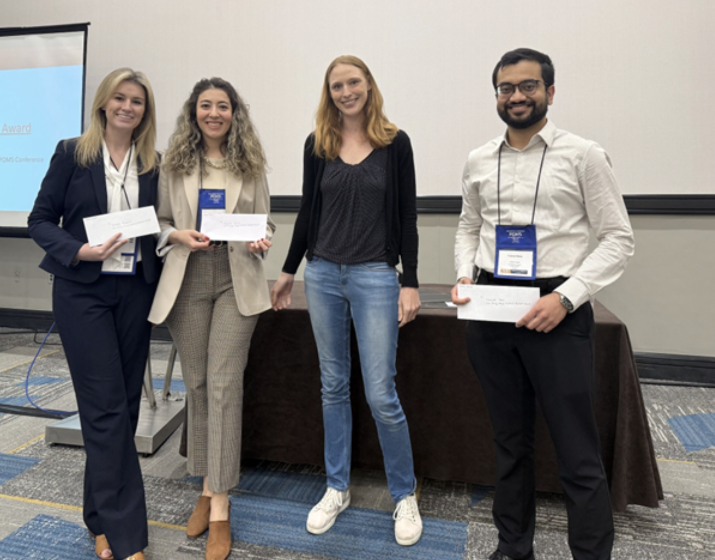 Arş. Gör. Yağmur Arıöz'e POMS'tan Ödül