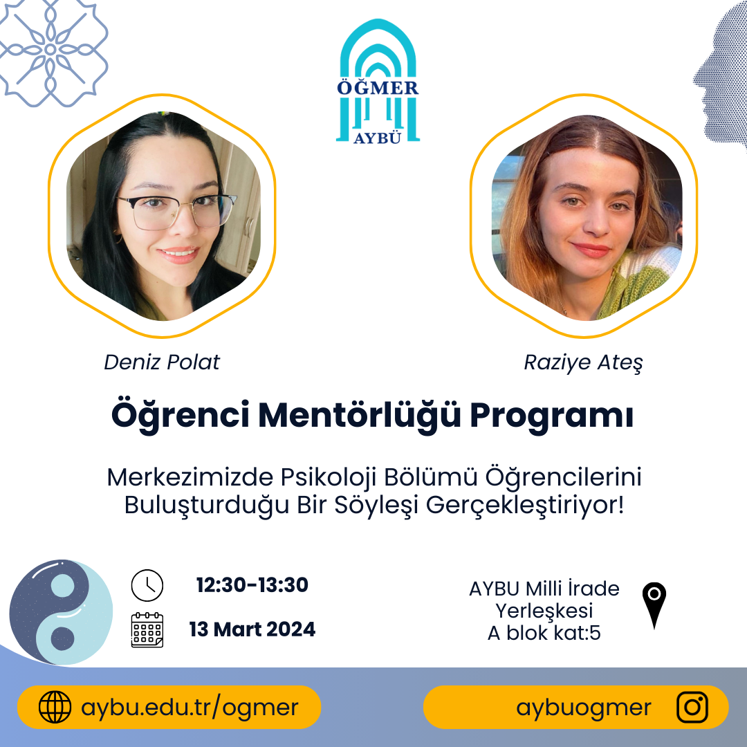 Psikoloji Bölümü Öğrencilerimizle Söyleşi Zamanı