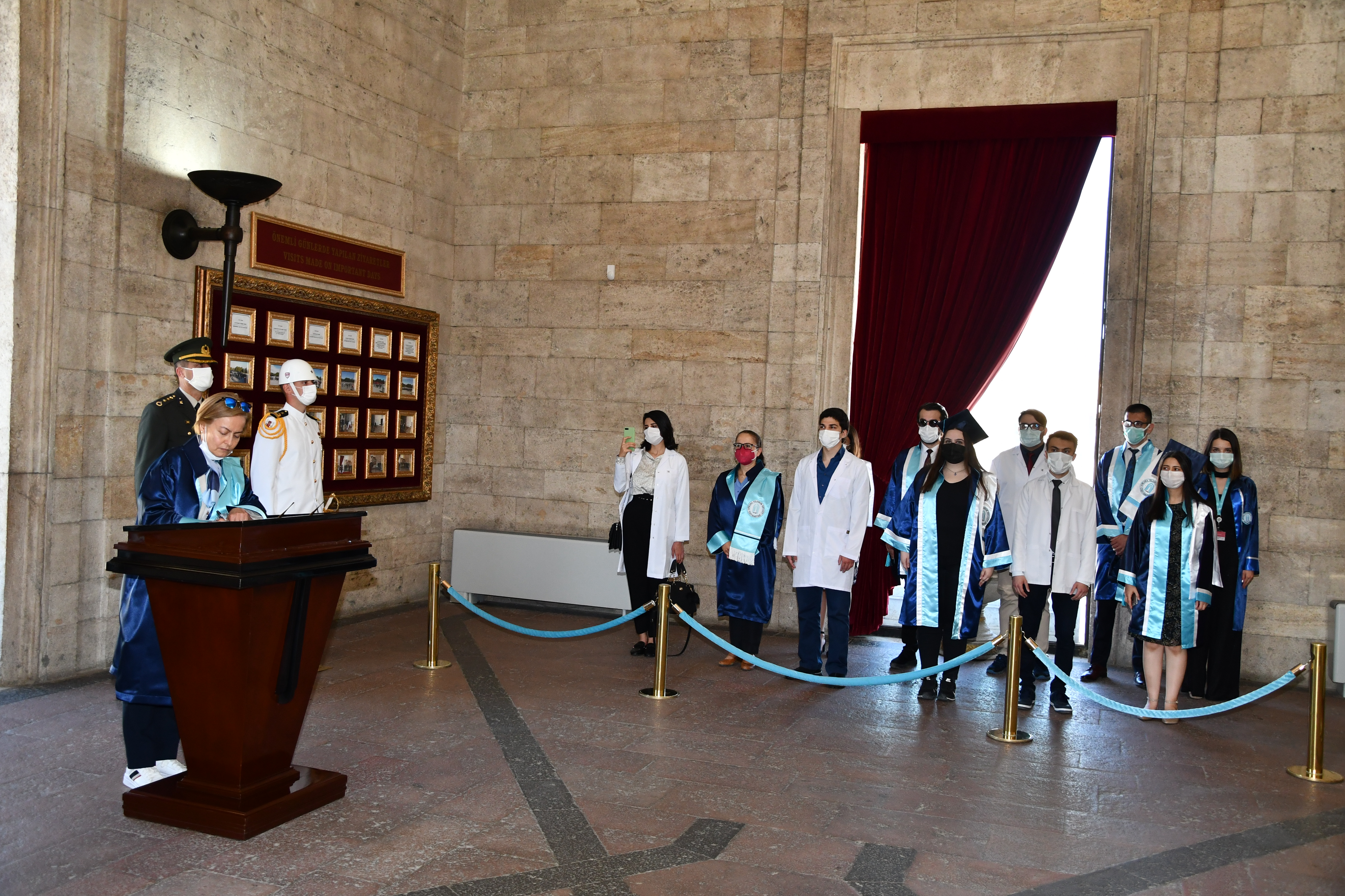 Anıtkabir Visit of Our Faculty's Term VI Graduates Accompanied by Our Dean Prof. Dr. Pınar ÖZIŞIK and Vice Dean Assoc. Prof. Tuğba ENSARİ