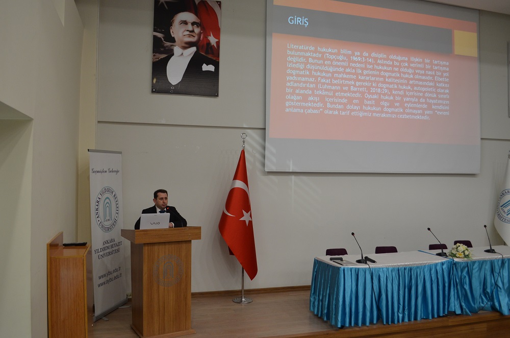 215. Wednesday Seminar – A presentation titled as ‘A Community Based on Legal Urge: 36 Boys’ has been held. (05.01.22)