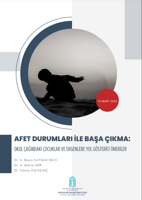 "Afet Durumlarında Çocuklara Yardım Rehberi"nin devamı niteliğindeki “Afet Durumları ile Başa Çıkma: Okul Çağındaki Çocuklar ve Ergenlere Yol Gösterici Öneriler” adlı çalışmamızı sizlerle paylaşıyoruz.