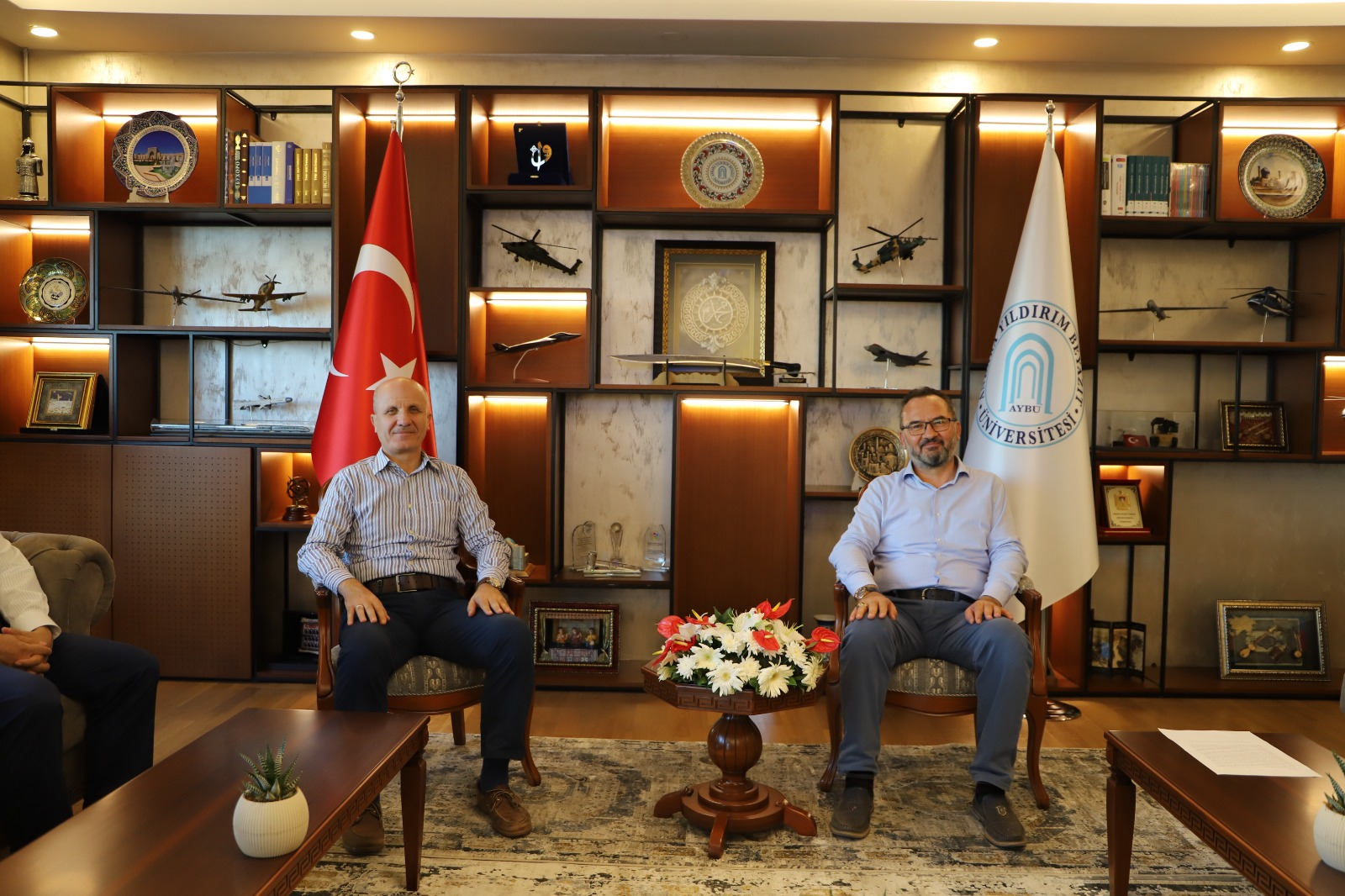 A Visit by Head of Council of Higher Education (YÖK) to AYBU