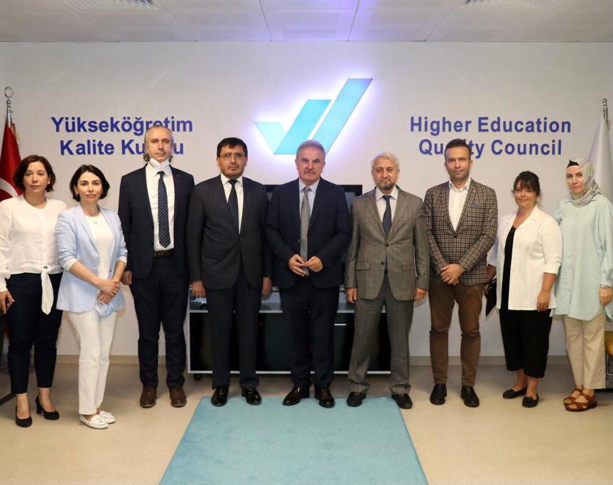 AYBU Directorate of Quality paid a Visit to Head of Higher Education Quality Council